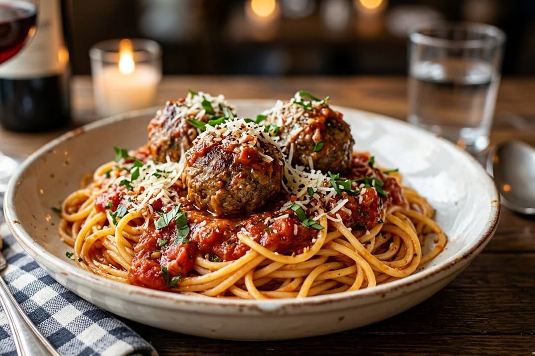 Spaghetti & Meatball Pasta